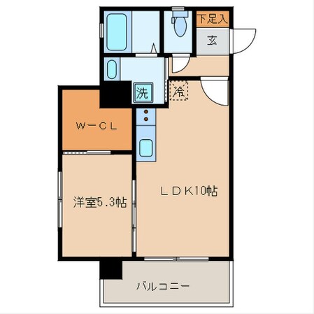 クレール三軒茶屋の物件間取画像